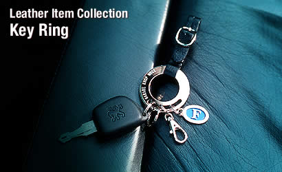 Leather Item Collection : Key Ring Series
