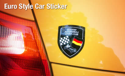 Euro Style Car Sticker